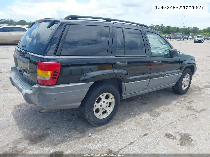 2002 Jeep Grand Cherokee Laredo VIN: 1J4GX48S22C226527 Lot: 42630457