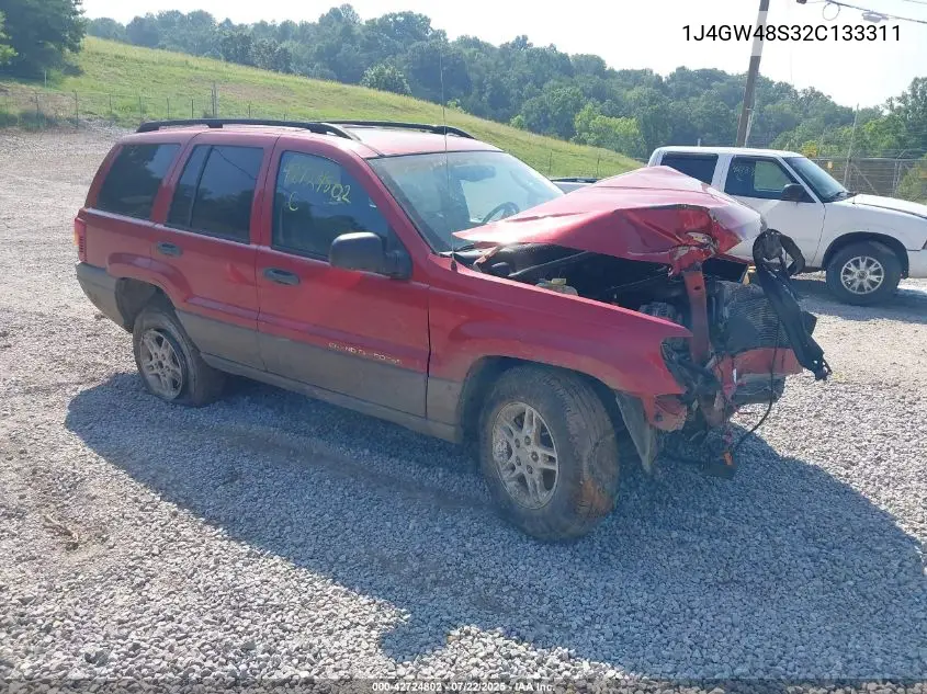 2002 Jeep Grand Cherokee Laredo VIN: 1J4GW48S32C133311 Lot: 42724802