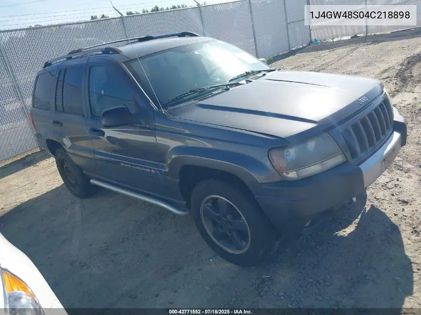 2004 Jeep Grand Cherokee Laredo VIN: 1J4GW48S04C218898 Lot: 42771552