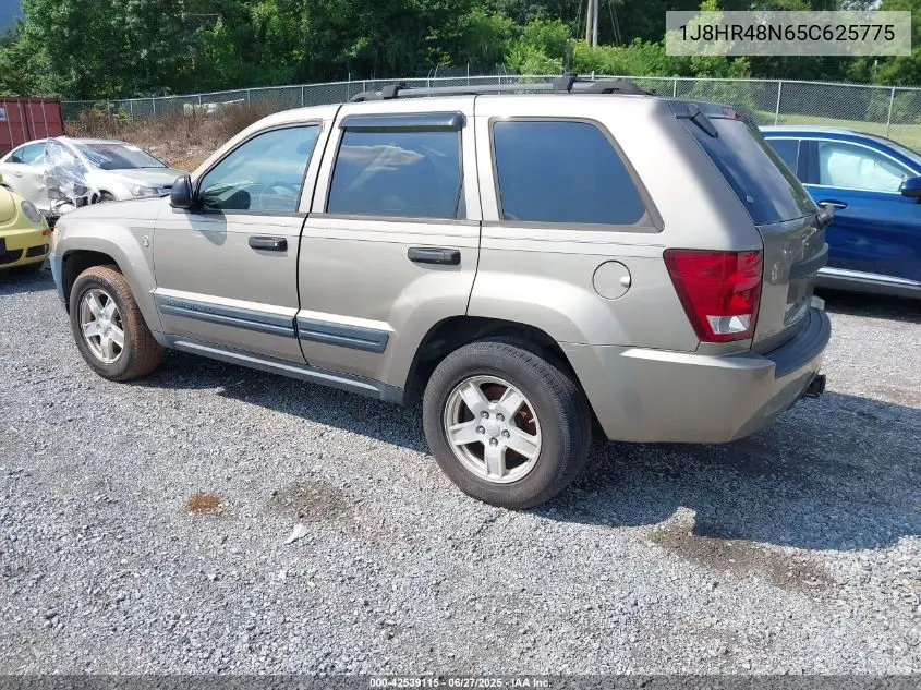 2005 Jeep Grand Cherokee Laredo VIN: 1J8HR48N65C625775 Lot: 42539115