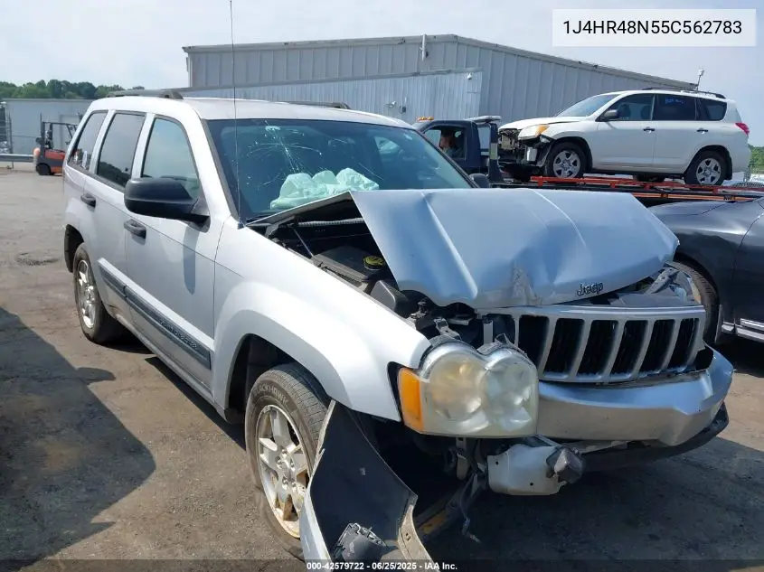2005 Jeep Grand Cherokee Laredo VIN: 1J4HR48N55C562783 Lot: 42579722