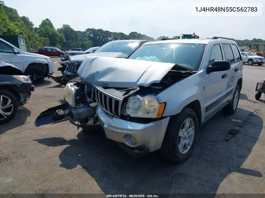 2005 Jeep Grand Cherokee Laredo VIN: 1J4HR48N55C562783 Lot: 42579722