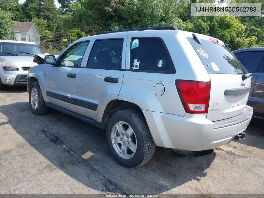 2005 Jeep Grand Cherokee Laredo VIN: 1J4HR48N55C562783 Lot: 42579722
