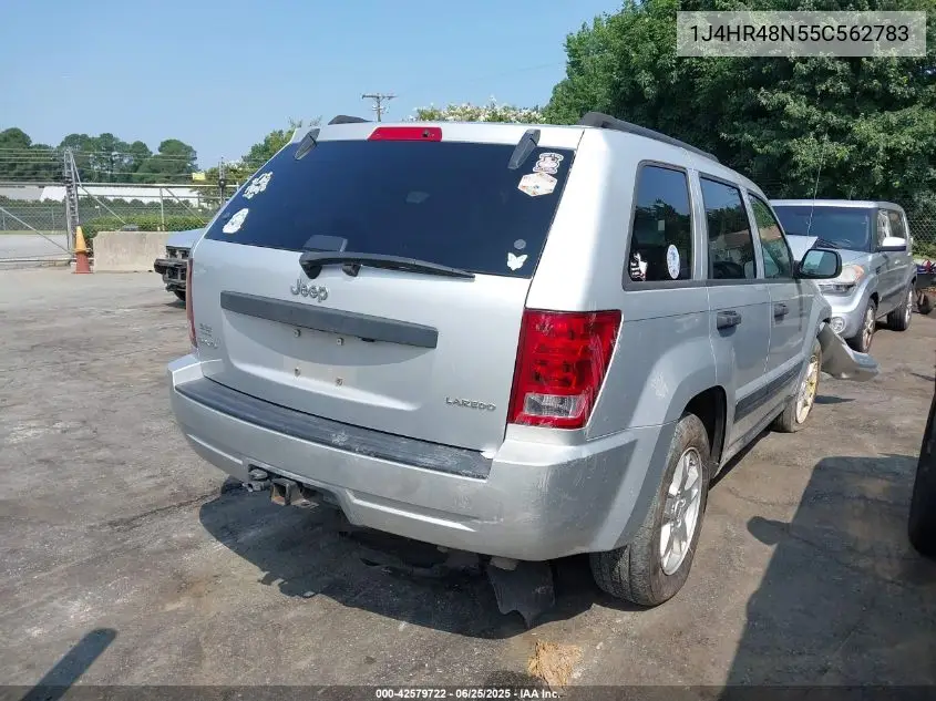 2005 Jeep Grand Cherokee Laredo VIN: 1J4HR48N55C562783 Lot: 42579722