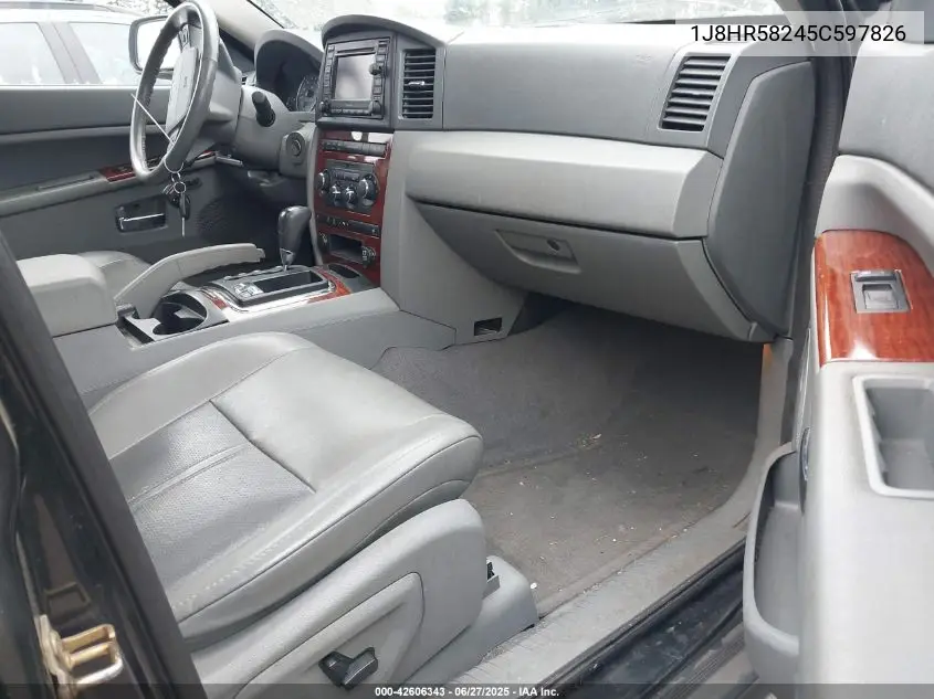 2005 Jeep Grand Cherokee Limited VIN: 1J8HR58245C597826 Lot: 42606343