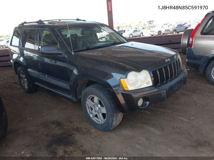 2005 Jeep Grand Cherokee Laredo VIN: 1J8HR48N85C591970 Lot: 42617082