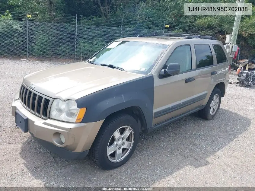 2005 Jeep Grand Cherokee Laredo VIN: 1J4HR48N95C702088 Lot: 42618348