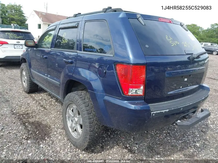 2005 Jeep Grand Cherokee Limited VIN: 1J4HR58255C529083 Lot: 42655953