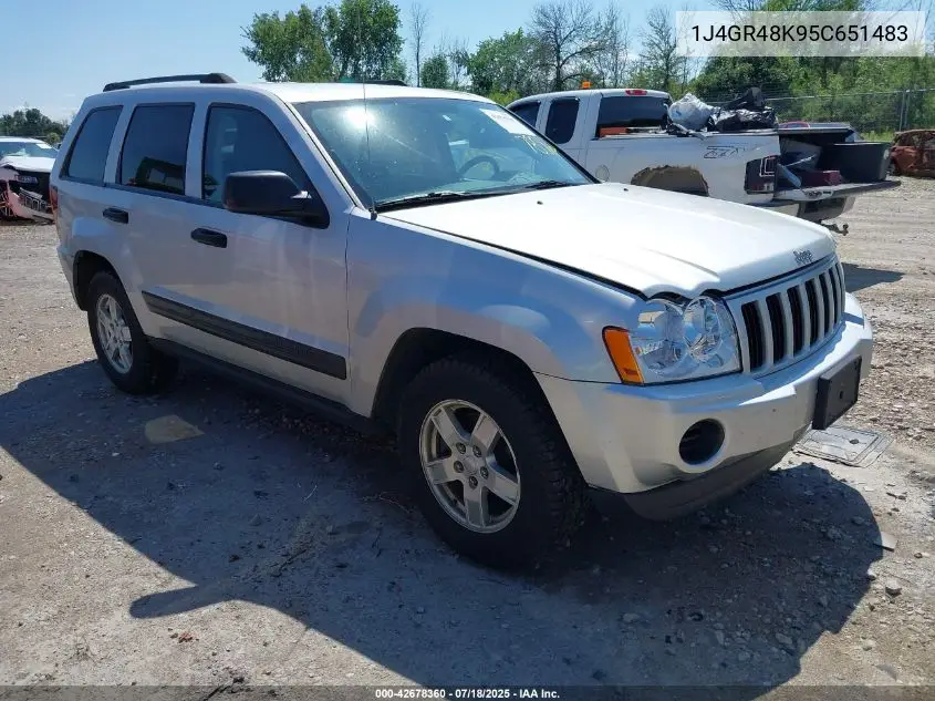 2005 Jeep Grand Cherokee Laredo/Columbia/Freedom VIN: 1J4GR48K95C651483 Lot: 42678360