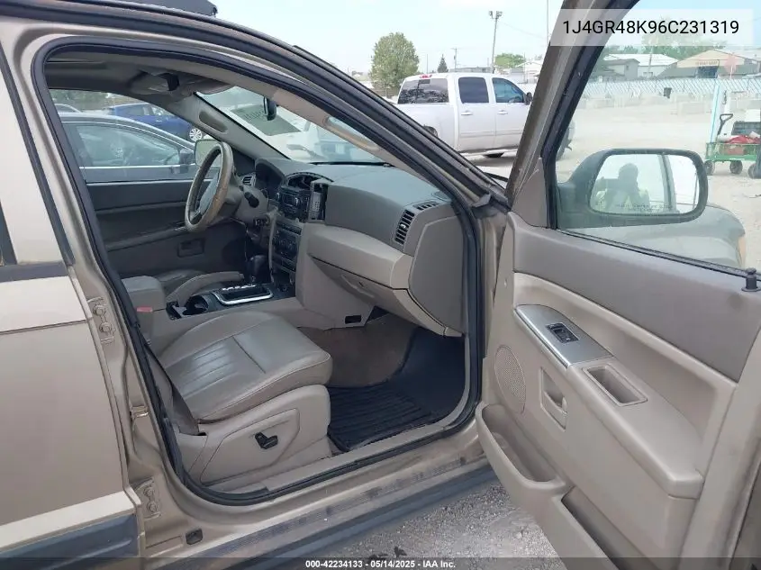 2006 Jeep Grand Cherokee Laredo VIN: 1J4GR48K96C231319 Lot: 42234133