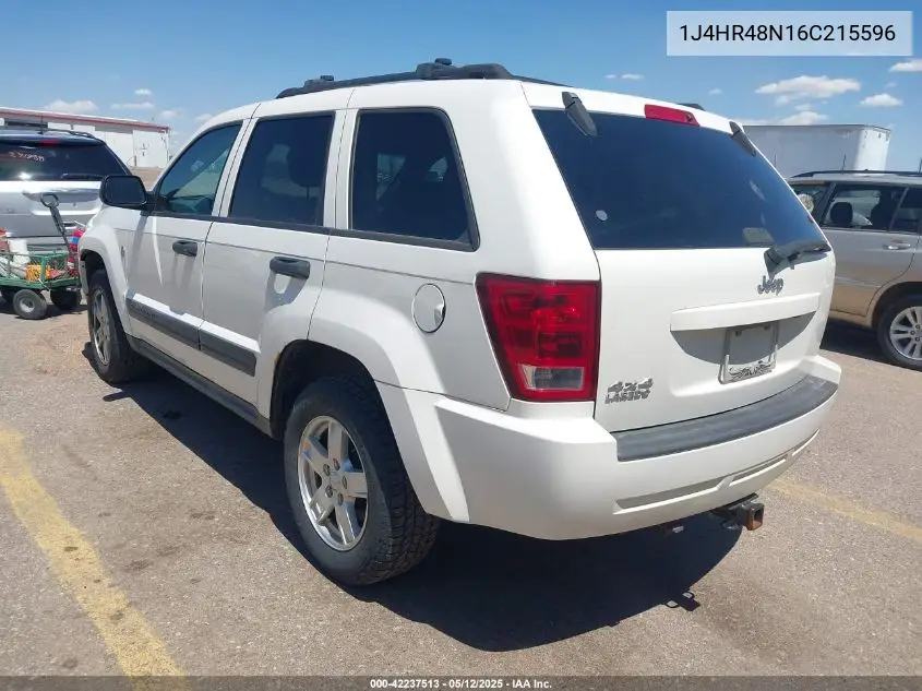 2006 Jeep Grand Cherokee Laredo/Columbia/Freedom VIN: 1J4HR48N16C215596 Lot: 42237513