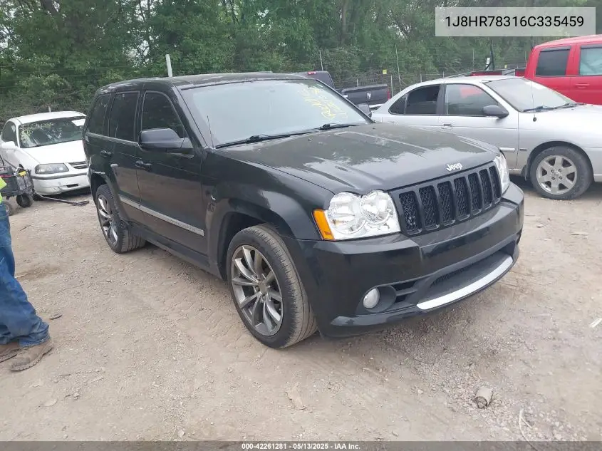2006 Jeep Grand Cherokee Srt8 VIN: 1J8HR78316C335459 Lot: 42261281