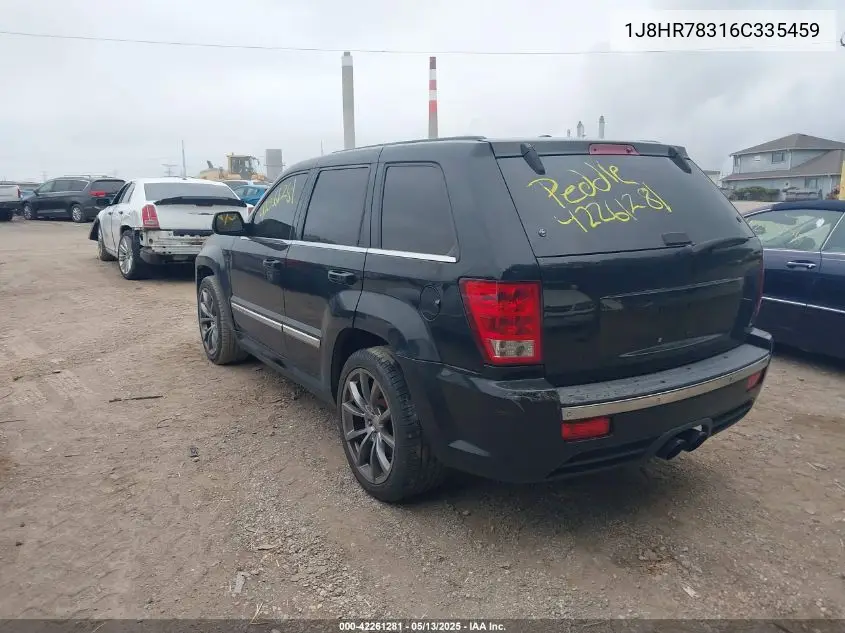 2006 Jeep Grand Cherokee Srt8 VIN: 1J8HR78316C335459 Lot: 42261281
