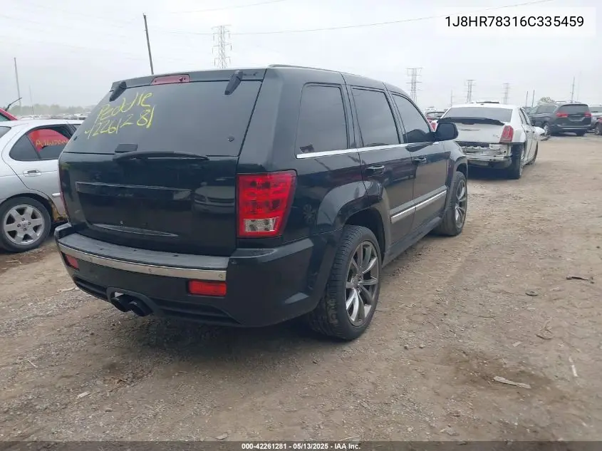 2006 Jeep Grand Cherokee Srt8 VIN: 1J8HR78316C335459 Lot: 42261281