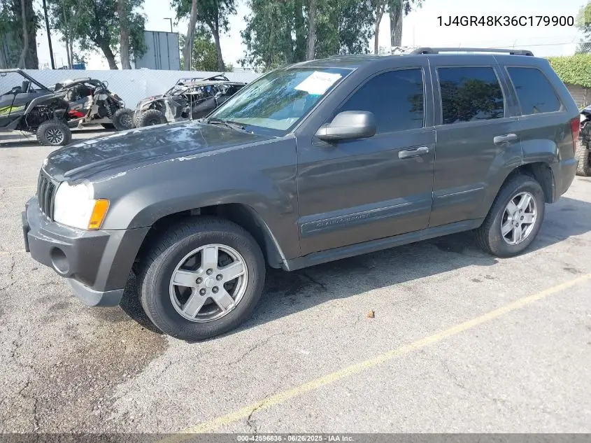 2006 Jeep Grand Cherokee Laredo VIN: 1J4GR48K36C179900 Lot: 42596636