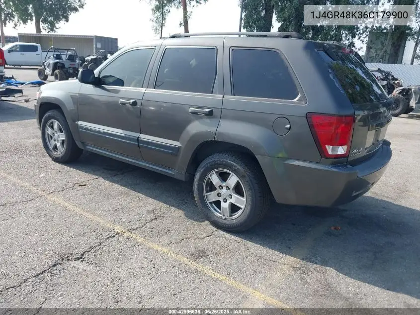 2006 Jeep Grand Cherokee Laredo VIN: 1J4GR48K36C179900 Lot: 42596636