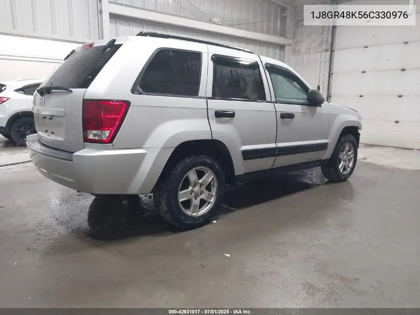2006 Jeep Grand Cherokee Laredo VIN: 1J8GR48K56C330976 Lot: 42631017