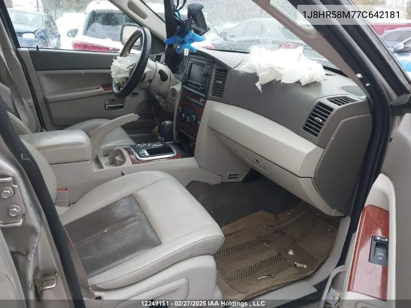 2007 Jeep Grand Cherokee Limited VIN: 1J8HR58M77C642181 Lot: 12249151