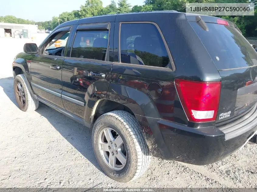 2007 Jeep Grand Cherokee Laredo VIN: 1J8HR48P27C590060 Lot: 42580481