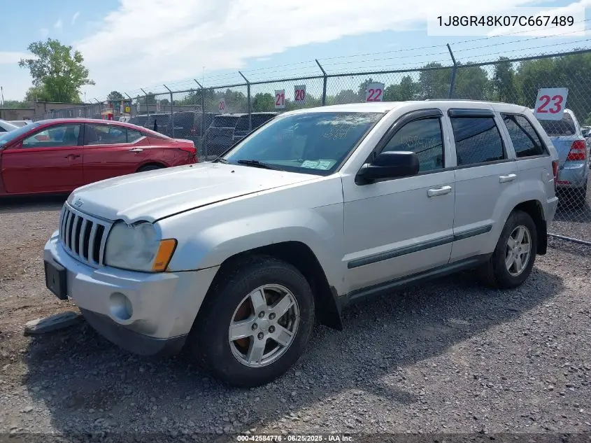 2007 Jeep Grand Cherokee Laredo VIN: 1J8GR48K07C667489 Lot: 42584776