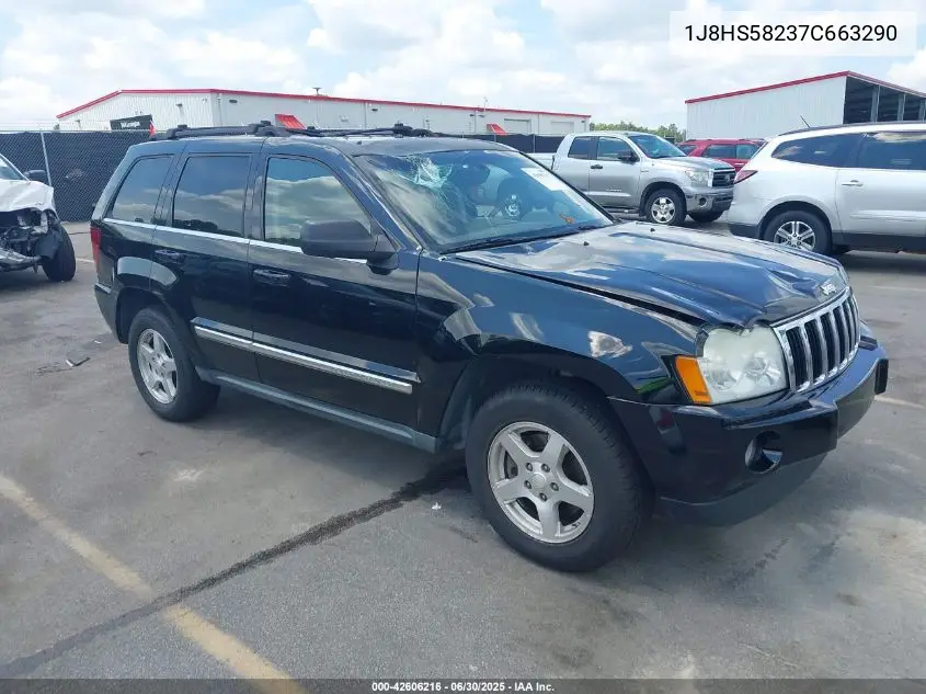 2007 Jeep Grand Cherokee Limited VIN: 1J8HS58237C663290 Lot: 42606216