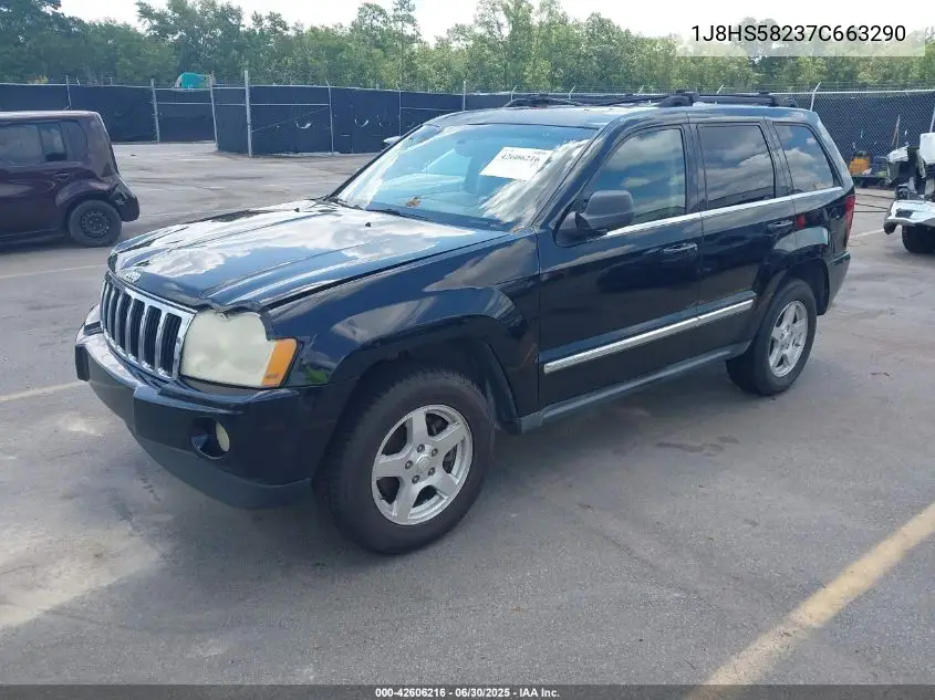 2007 Jeep Grand Cherokee Limited VIN: 1J8HS58237C663290 Lot: 42606216