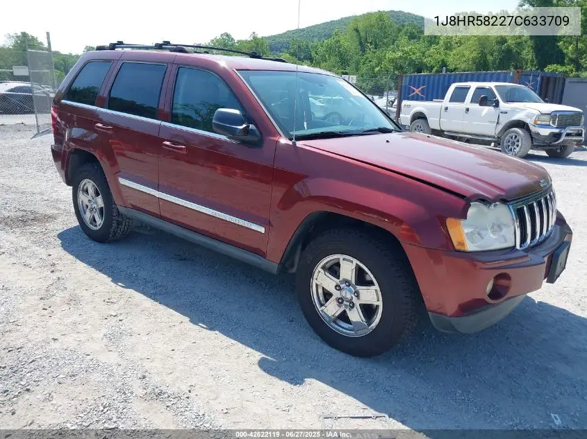2007 Jeep Grand Cherokee Limited VIN: 1J8HR58227C633709 Lot: 42622119