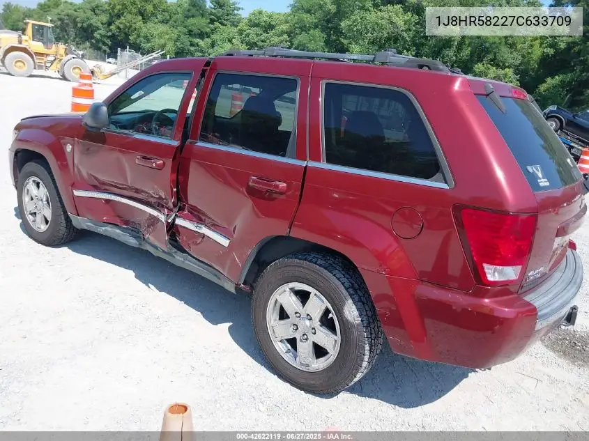 2007 Jeep Grand Cherokee Limited VIN: 1J8HR58227C633709 Lot: 42622119