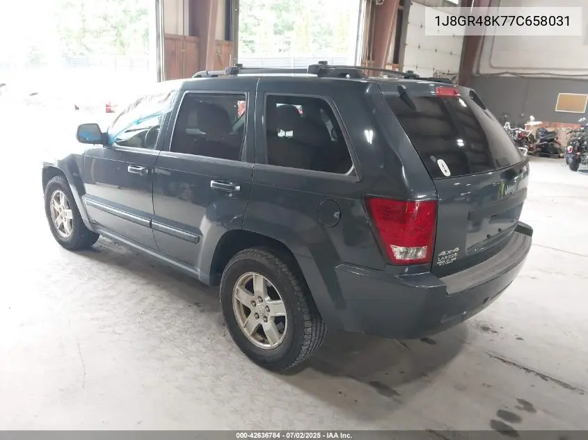 2007 Jeep Grand Cherokee Laredo VIN: 1J8GR48K77C658031 Lot: 42636784