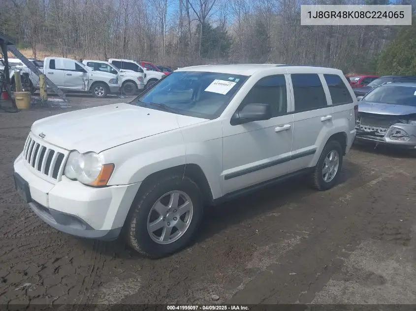 2008 Jeep Grand Cherokee Laredo VIN: 1J8GR48K08C224065 Lot: 41995097