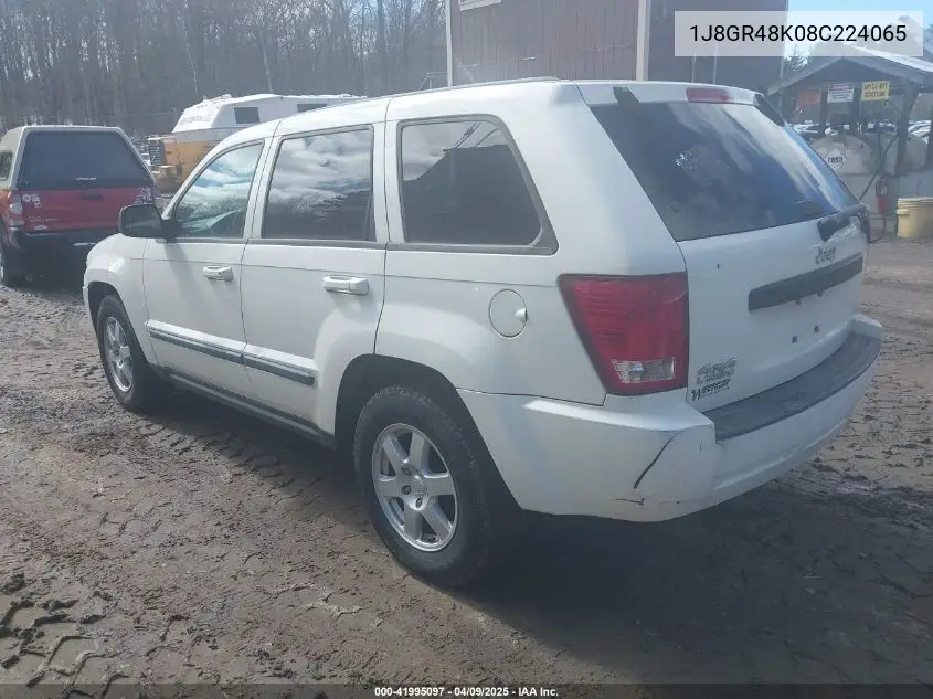 2008 Jeep Grand Cherokee Laredo VIN: 1J8GR48K08C224065 Lot: 41995097