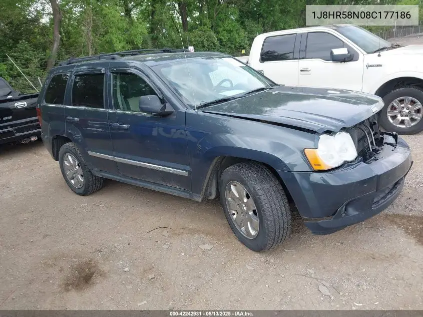 2008 Jeep Grand Cherokee Limited VIN: 1J8HR58N08C177186 Lot: 42242931