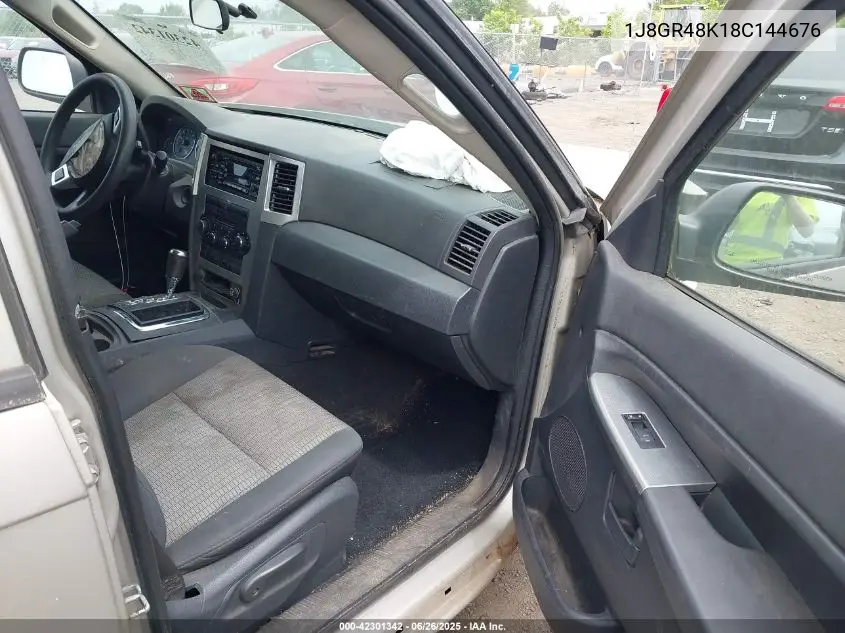 2008 Jeep Grand Cherokee Laredo VIN: 1J8GR48K18C144676 Lot: 42301342