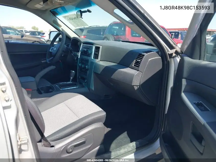2008 Jeep Grand Cherokee Laredo VIN: 1J8GR48K98C153593 Lot: 42604269