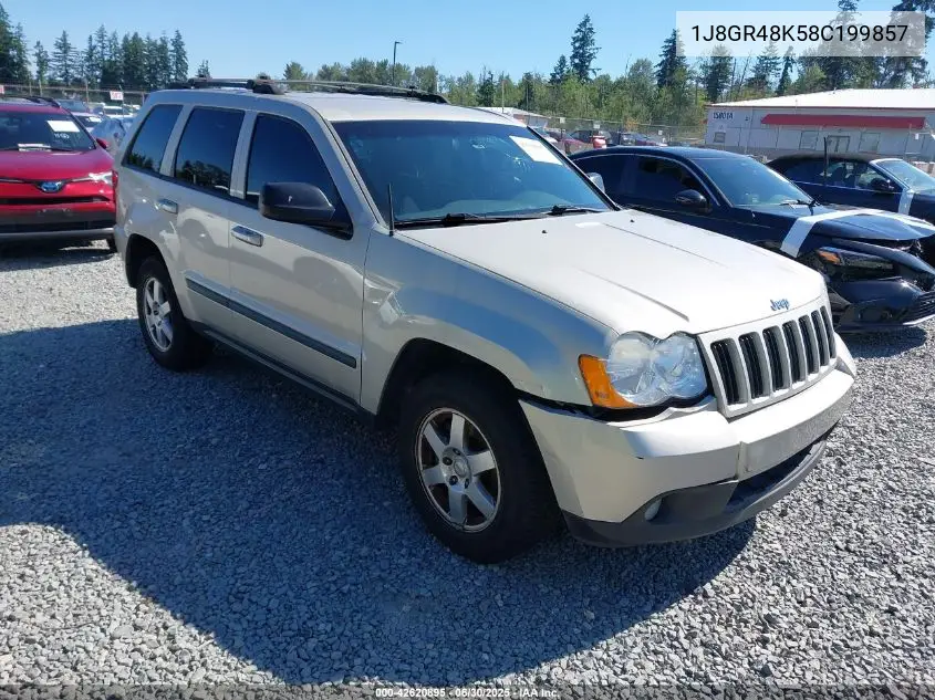 2008 Jeep Grand Cherokee Laredo VIN: 1J8GR48K58C199857 Lot: 42620895