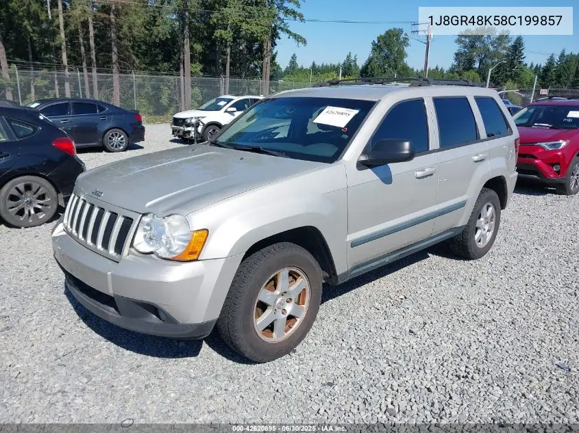 2008 Jeep Grand Cherokee Laredo VIN: 1J8GR48K58C199857 Lot: 42620895