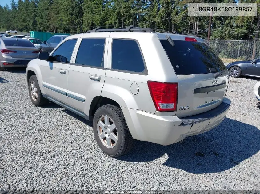 2008 Jeep Grand Cherokee Laredo VIN: 1J8GR48K58C199857 Lot: 42620895