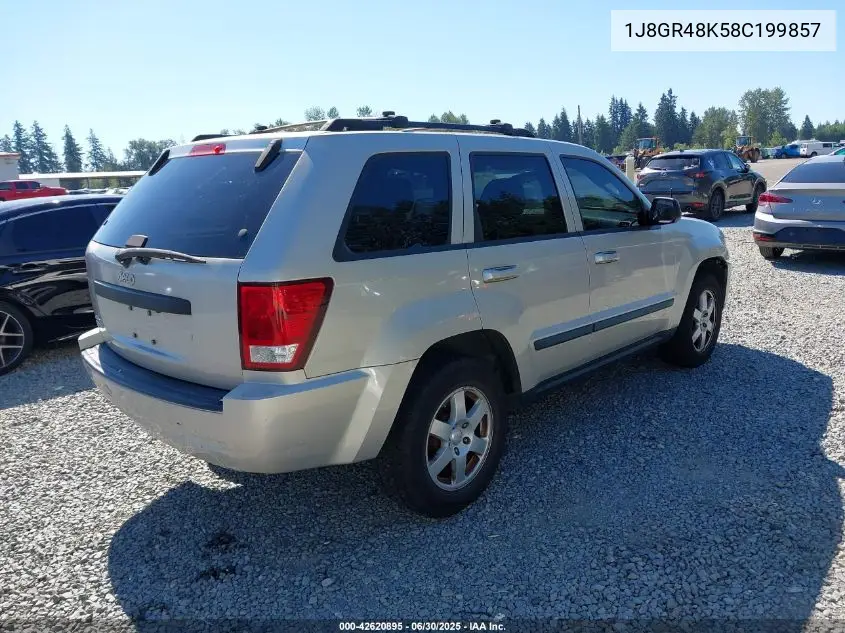 2008 Jeep Grand Cherokee Laredo VIN: 1J8GR48K58C199857 Lot: 42620895