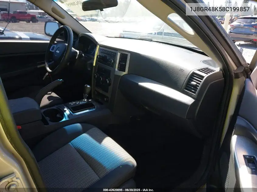 2008 Jeep Grand Cherokee Laredo VIN: 1J8GR48K58C199857 Lot: 42620895