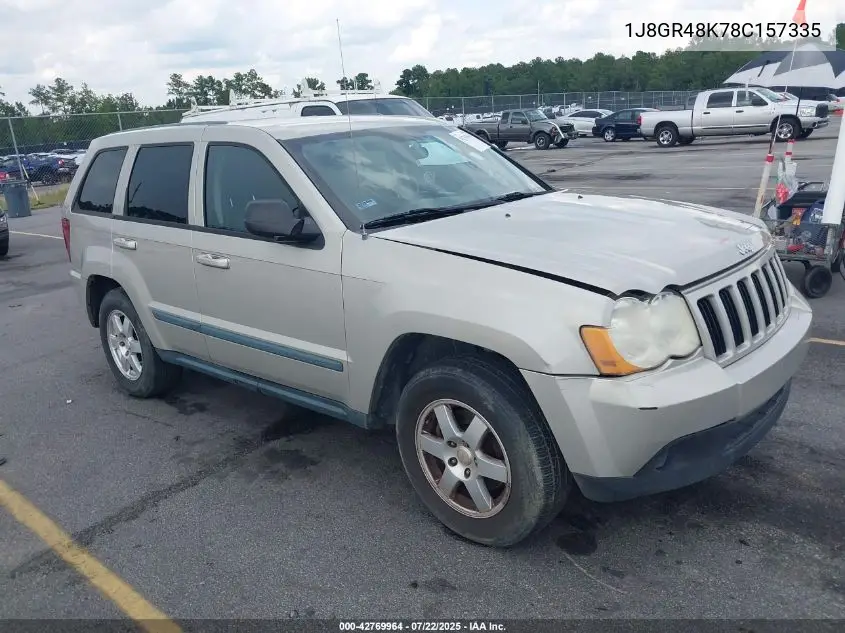 1j8gr48k78c157335 1J8GR48K78C157335 2008 Jeep Grand Cherokee Laredo