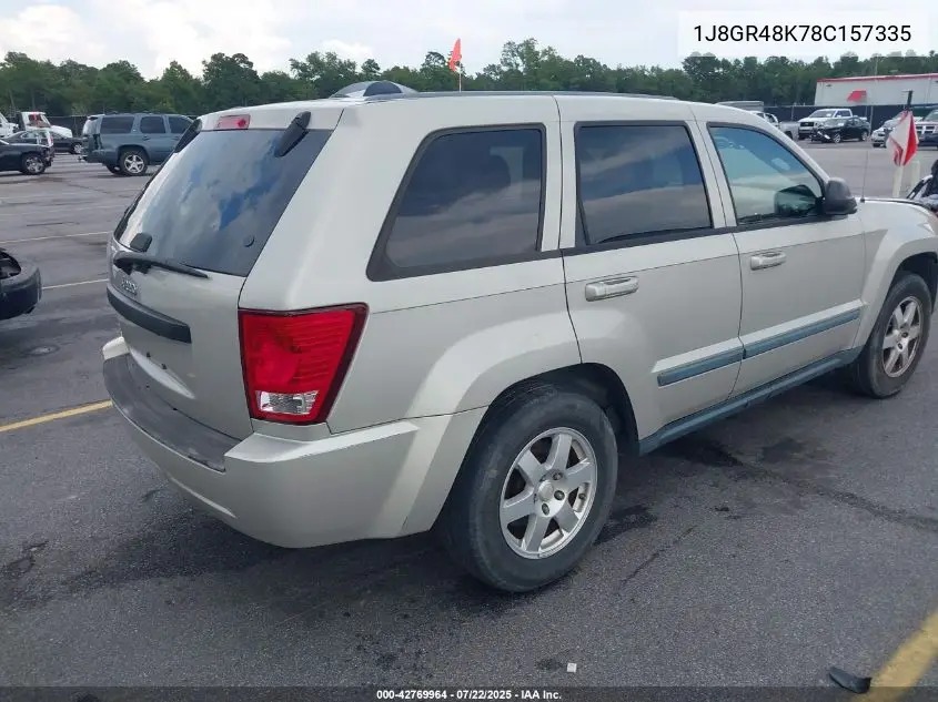 1j8gr48k78c157335 1J8GR48K78C157335 2008 Jeep Grand Cherokee Laredo