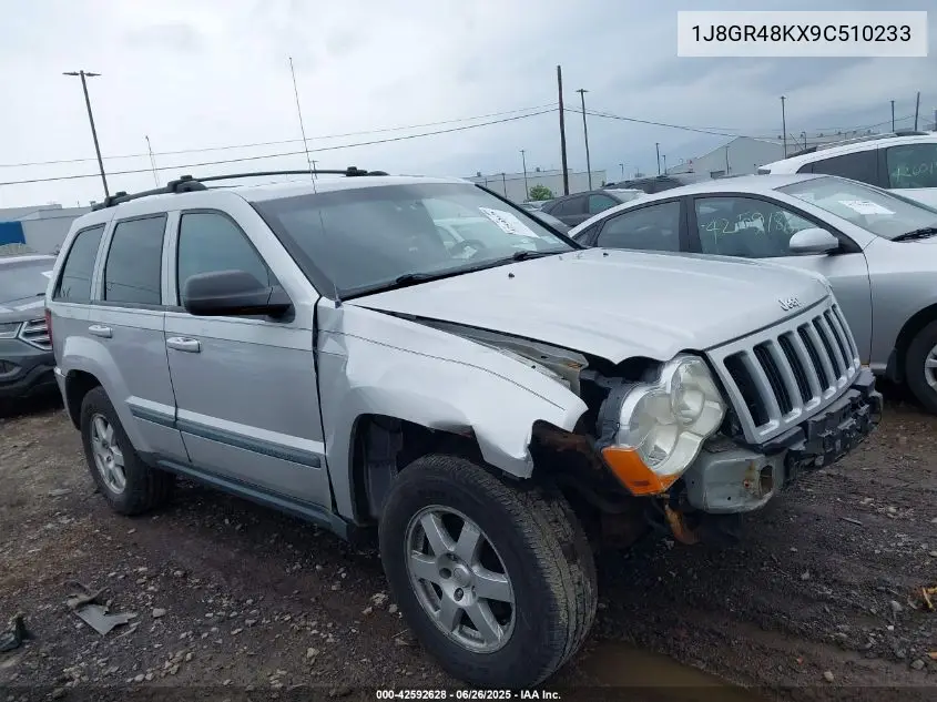 2009 Jeep Grand Cherokee Laredo VIN: 1J8GR48KX9C510233 Lot: 42592628