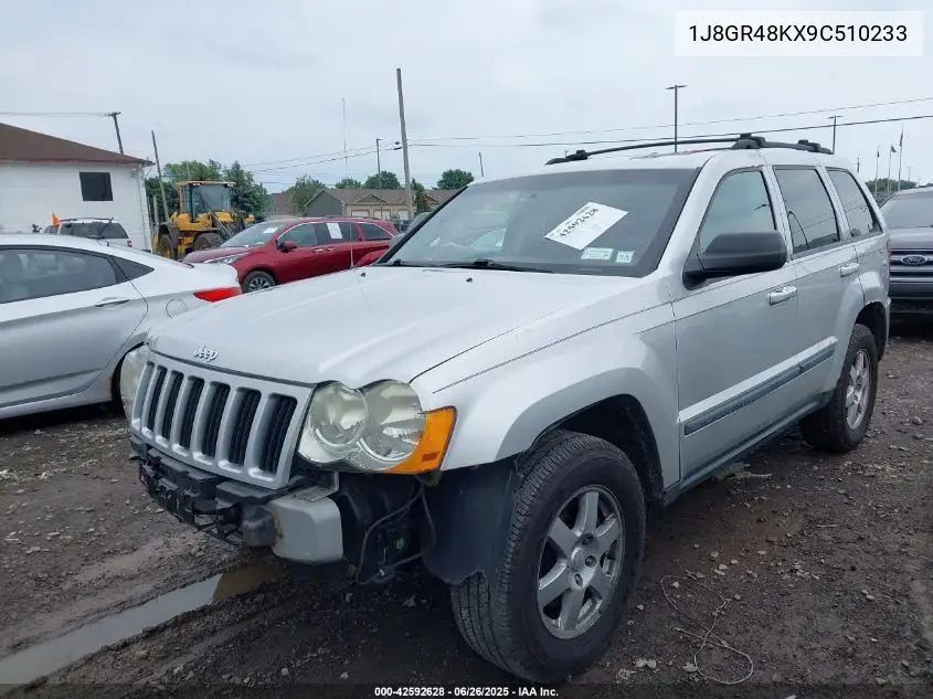 2009 Jeep Grand Cherokee Laredo VIN: 1J8GR48KX9C510233 Lot: 42592628