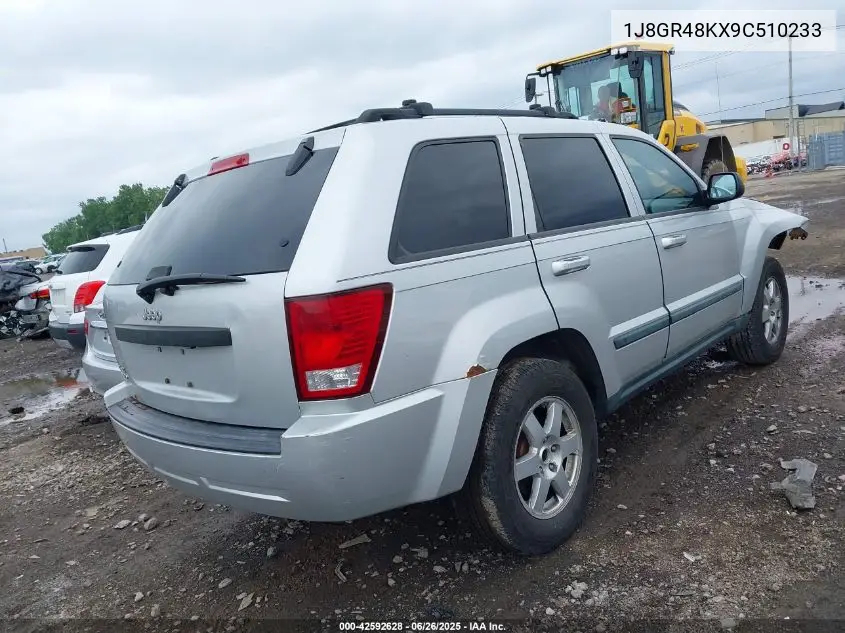 2009 Jeep Grand Cherokee Laredo VIN: 1J8GR48KX9C510233 Lot: 42592628