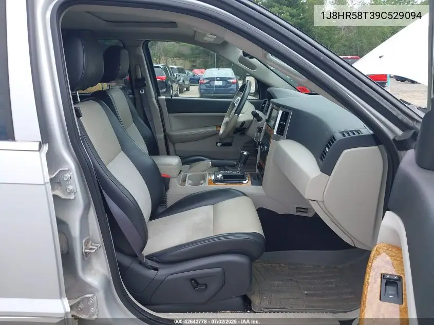 2009 Jeep Grand Cherokee Limited VIN: 1J8HR58T39C529094 Lot: 42642778