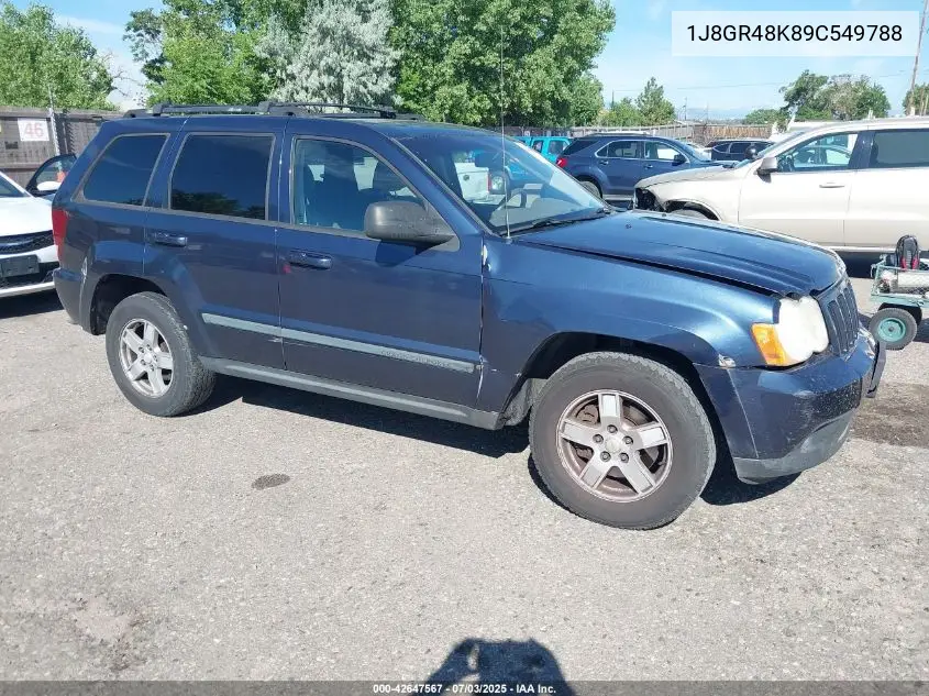 2009 Jeep Grand Cherokee Laredo VIN: 1J8GR48K89C549788 Lot: 42647567