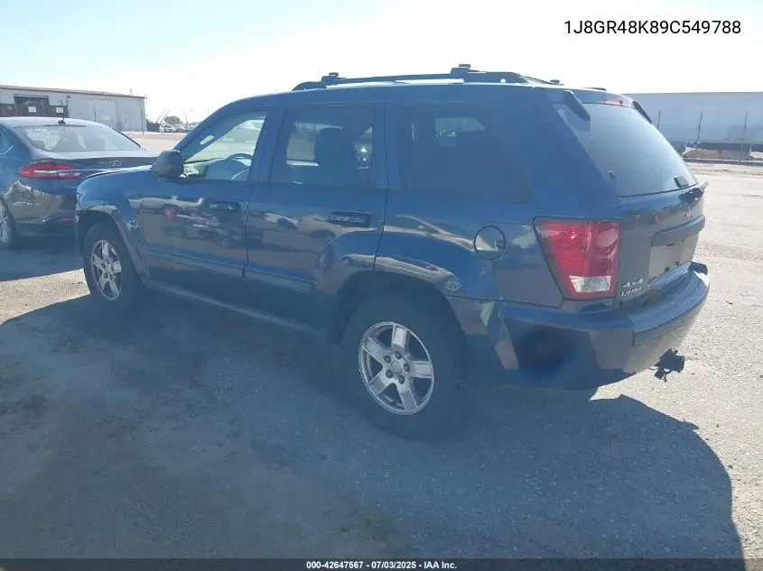 2009 Jeep Grand Cherokee Laredo VIN: 1J8GR48K89C549788 Lot: 42647567