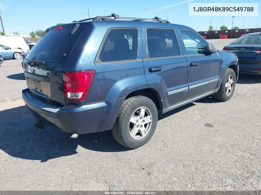 2009 Jeep Grand Cherokee Laredo VIN: 1J8GR48K89C549788 Lot: 42647567