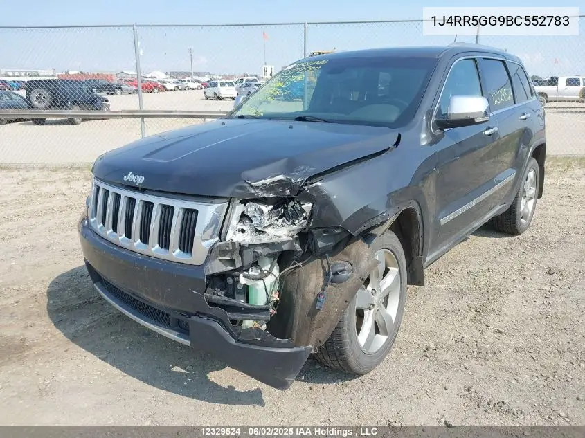 2011 Jeep Grand Cherokee Limited VIN: 1J4RR5GG9BC552783 Lot: 12329524