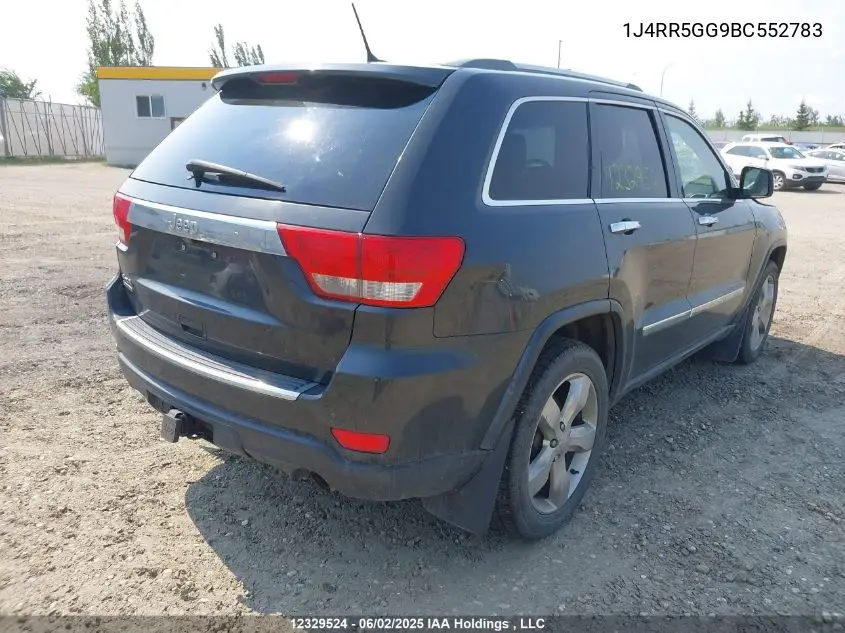 2011 Jeep Grand Cherokee Limited VIN: 1J4RR5GG9BC552783 Lot: 12329524